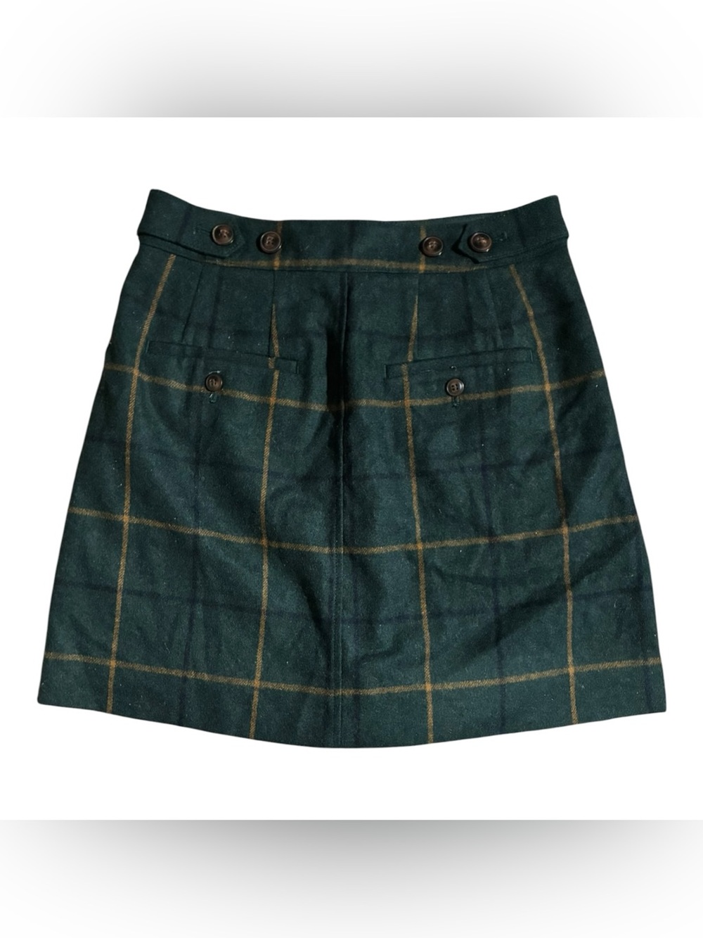 Madewell Tartan Plaid Wool Blend Mini Skirt - Picture 5 of 7